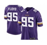 nike nfl jerseys minnesota vikings #95 floyd purple[game]