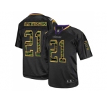Men's Nike Minnesota Vikings #21 Josh Robinson Elite Black Camo Fashion Jersey