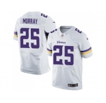 Nike Minnesota Vikings #25 Latavius Murray White Men's Stitched NFL Elite Jersey