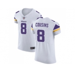 Nike Minnesota Vikings #8 Kirk Cousins White Men Stitched NFL Vapor Untouchable Elite Jersey