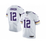 nike nfl jerseys minnesota vikings #12 charles johnson white[Elite][johnson]