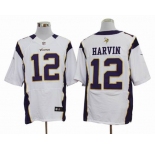 nike nfl jerseys minnesota vikings #12 harvin white[elite]