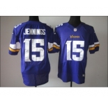nike nfl jerseys minnesota vikings #15 jennings purple[Elite new]