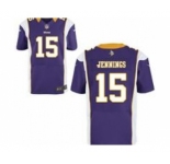 nike nfl jerseys minnesota vikings #15 jennings purple[Elite]