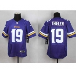 nike nfl jerseys minnesota vikings #19 thielen purple[Elite]