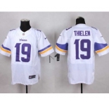 nike nfl jerseys minnesota vikings #19 thielen white[Elite]