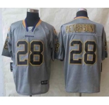 nike nfl jerseys minnesota vikings #28 peterson grey[Elite lights out]
