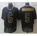 nike nfl jerseys minnesota vikings #5 bridgewater black[Elite lights out][bridgewater]
