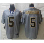 nike nfl jerseys minnesota vikings #5 bridgewater grey[Elite lights out][bridgewater]