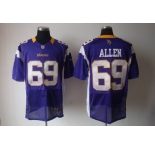 nike nfl jerseys minnesota vikings #69 allen purple[elite]