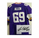 nike nfl jerseys minnesota vikings #69 allen purple[new Elite signature]