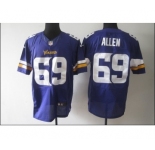 nike nfl jerseys minnesota vikings #69 allen purple[new Elite]