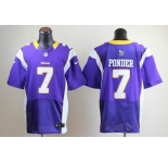 nike nfl jerseys minnesota vikings #7 christian ponder purple[elite]
