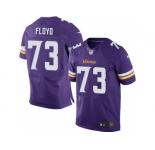 nike nfl jerseys minnesota vikings #73 floyd purple[Elite]