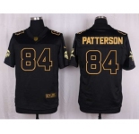 nike nfl jerseys minnesota vikings #84 cordarrelle patterson black gold collection[Elite]