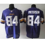 nike nfl jerseys minnesota vikings #84 patterson purple[new Elite ]