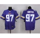 nike nfl jerseys minnesota vikings #97 griffen purple[Elite]