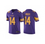 Men Minnesota Vikings #14 Stefon Diggs Purple Color Rush Limited Jersey