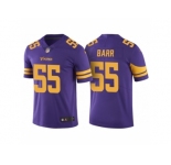 Men Minnesota Vikings #55 Anthony Barr Purple Color Rush Limited Jersey