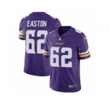 Men Nike Minnesota Vikings #62 Nick Easton Purple Team Color Vapor Untouchable Limited Player NFL Jersey