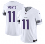 Men's Minnesota Vikings #11 Carson Wentz White 2025 F.U.S.E. Winter Warrior Limited Football Stitched Jersey