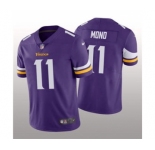 Men's Minnesota Vikings #11 Kellen Mond Purple 2021 Vapor Untouchable Limited Stitched Football Jersey