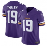 Men's Minnesota Vikings #19 Adam Thielen Purple 2024 F.U.S.E. Vapor Untouchable Limited Football Stitched Jersey