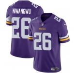 Men's Minnesota Vikings #26 Kene Nwangwu Purple Vapor Untouchable Limited Stitched Jersey