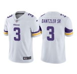 Men's Minnesota Vikings #3 Cameron Dantzler White Vapor Untouchable Stitched Jersey