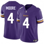 Men's Minnesota Vikings #4 Rondale Moore Purple 2025 F.U.S.E. Vapor Untouchable Limited Football Stitched Jersey