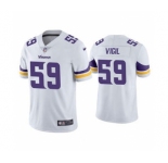 Men's Minnesota Vikings #59 Nick Vigil White Vapor Untouchable Limited Stitched Jersey