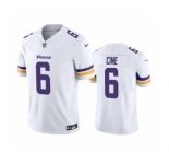 Men's Minnesota Vikings #6 Lewis Cine White 2023 F.U.S.E. Vapor Untouchable Stitched Jersey