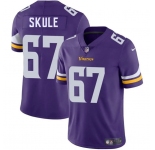 Men's Minnesota Vikings #67 Justin Skule Purple 2025 Vapor Untouchable Limited Football Stitched Jersey