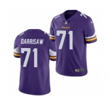 Men's Minnesota Vikings #71 Christian Darrisaw Purple 2021 Vapor Untouchable Limited Stitched Football Jersey