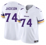 Men's Minnesota Vikings #74 Donovan Jackson White 2025 Draft F.U.S.E. Vapor Untouchable Limited Football Stitched Jersey