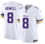 Men's Minnesota Vikings #8 Sam Howell White 2025 F.U.S.E. Vapor Untouchable Limited Football Stitched Jersey