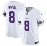 Men's Minnesota Vikings #8 Sam Howell White 2025 F.U.S.E. Winter Warrior Limited Football Stitched Jersey
