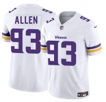 Men's Minnesota Vikings #93 Jonathan Allen White 2025 F.U.S.E. Vapor Limited Football Stitched Jersey