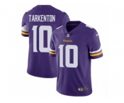 Men's Nike Minnesota Vikings #10 Fran Tarkenton Vapor Untouchable Limited Purple Team Color NFL Jersey