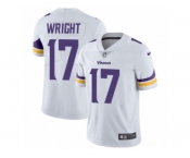 Men's Nike Minnesota Vikings #17 Jarius Wright Vapor Untouchable Limited White NFL Jersey