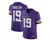 Men's Nike Minnesota Vikings #19 Adam Thielen Vapor Untouchable Limited Purple Team Color NFL Jersey