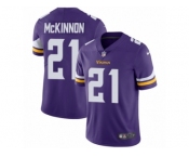 Men's Nike Minnesota Vikings #21 Jerick McKinnon Vapor Untouchable Limited Purple Team Color NFL Jersey