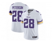 Men's Nike Minnesota Vikings #28 Adrian Peterson Vapor Untouchable Limited White NFL Jersey