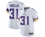 Men's Nike Minnesota Vikings #31 Ameer Abdullah White Vapor Untouchable Limited Player NFL Jersey