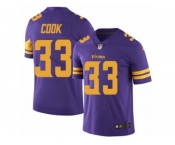 Men's Nike Minnesota Vikings #33 Dalvin Cook Limited Purple Rush NFL Jersey