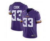 Men's Nike Minnesota Vikings #33 Dalvin Cook Vapor Untouchable Limited Purple Team Color NFL Jersey