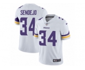 Men's Nike Minnesota Vikings #34 Andrew Sendejo Vapor Untouchable Limited White NFL Jersey