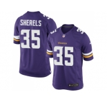 Men's Nike Minnesota Vikings #35 Marcus Sherels Purple Limited NFL Jersey