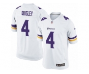 Men's Nike Minnesota Vikings #4 Ryan Quigley Limited White NFL Jersey