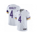 Men's Nike Minnesota Vikings #4 Ryan Quigley Vapor Untouchable Limited White NFL Jersey